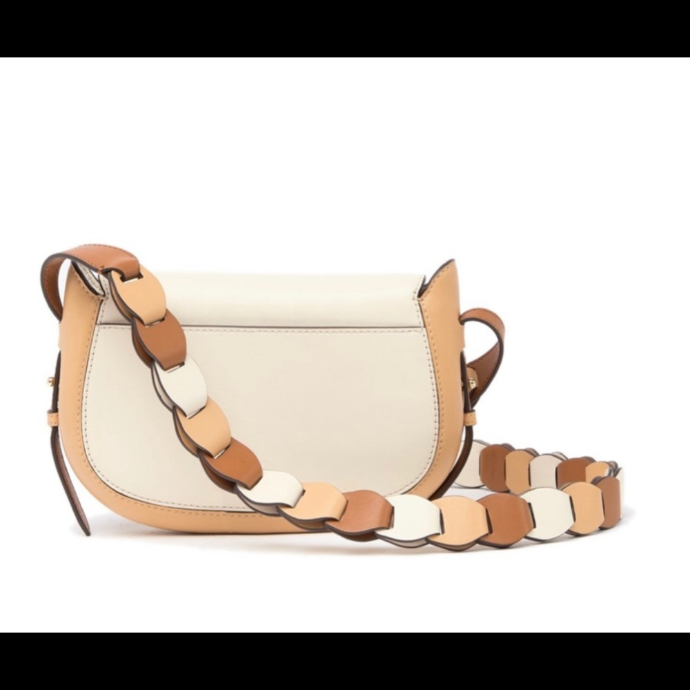 Michael Kors Jolene Small Leather Saddle Bag - Picture 2 of 6